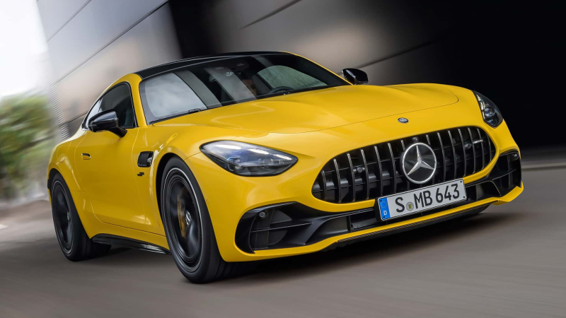 Обновленный Mercedes-AMG GT43 лишился V8 и получил «мягкий» гибрид