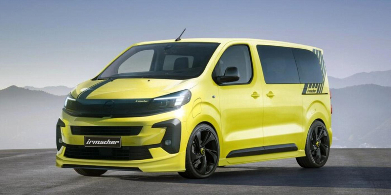 Мастера из Irmscher представили свою версию модернизированного Opel Vivaro