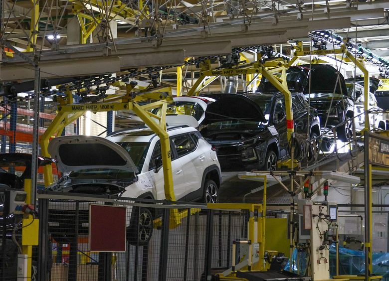Россия нарастила производство легковых автомобилей на 39%
